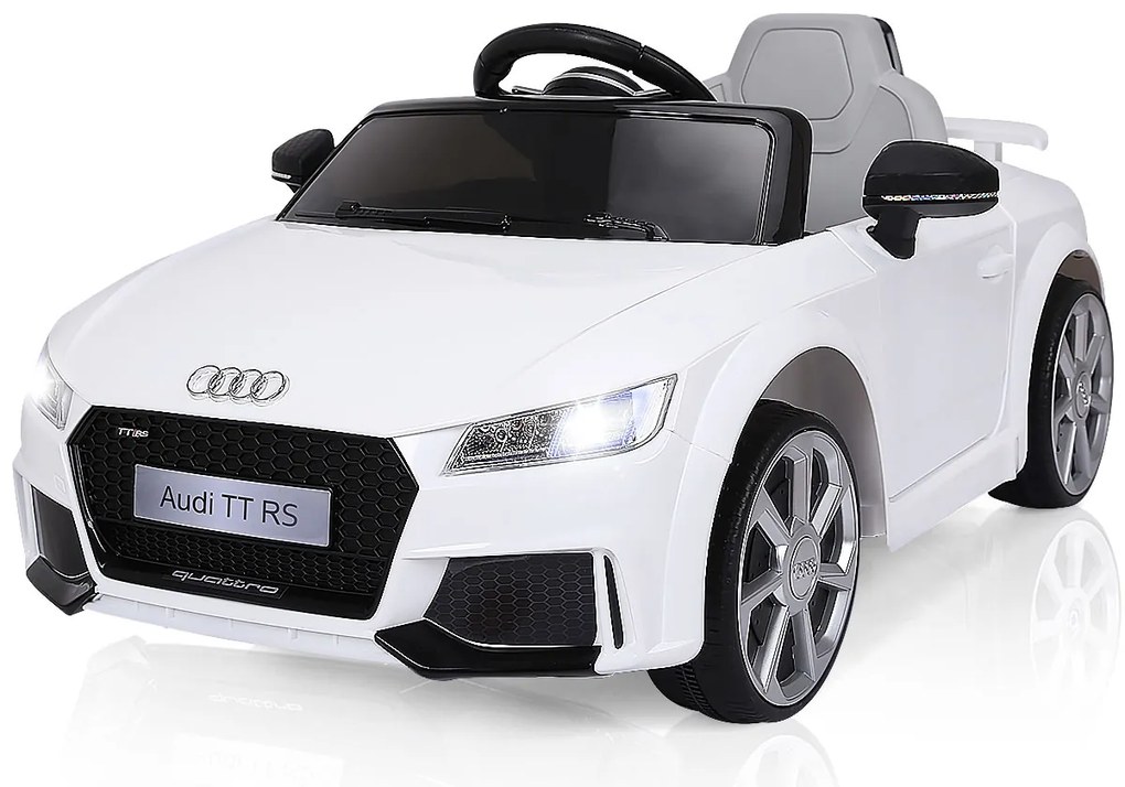 Motocicleta elétrica infantil com rodinhas removíveis, farol, música e buzina vermelha