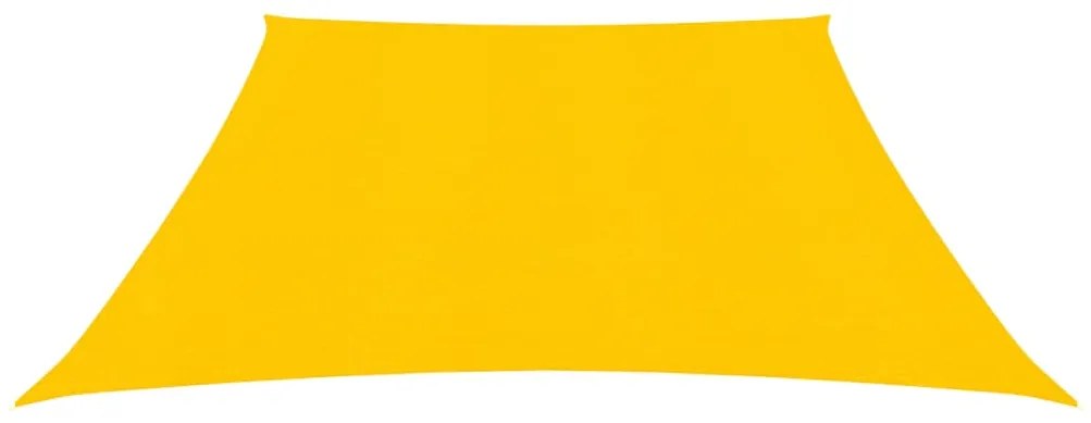 Para-sol estilo vela 160 g/m² 3/4x3 m PEAD amarelo