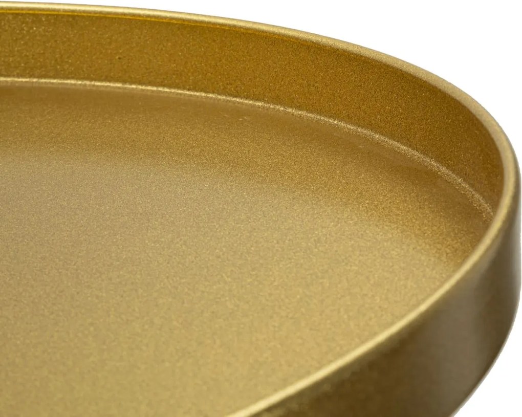 Mesa Doha - Metal Dourado - 51X100 Cm