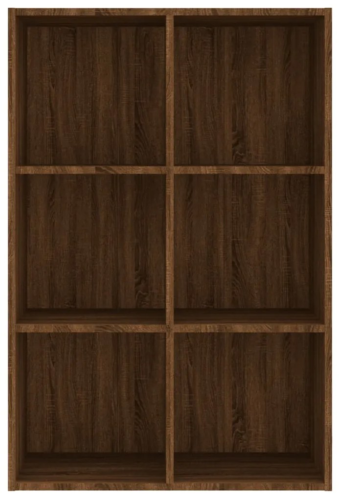 Estante/aparador 66x30x98cm derivados madeira carvalho castanho