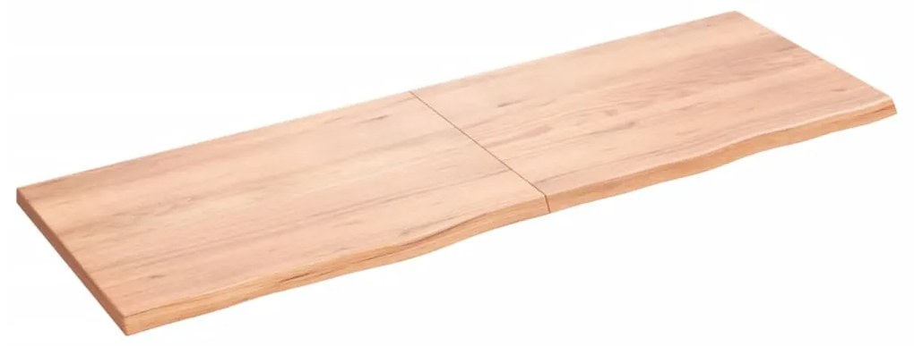 vidaXL Prateleira de parede 180x60x(2-4) cm carvalho tratado castanho