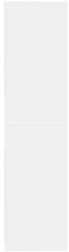 Roupeiro 80x50x200 cm derivados de madeira branco