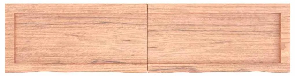 Prateleira de parede 120x30x(2-6) cm carvalho tratado castanho