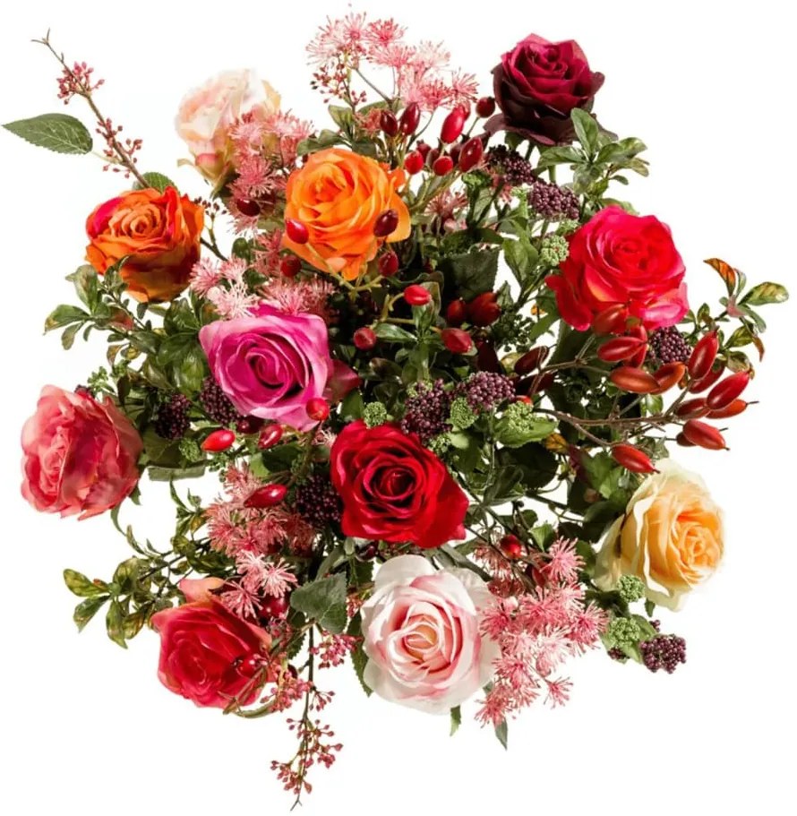 Buquê artificial Flame Roses
