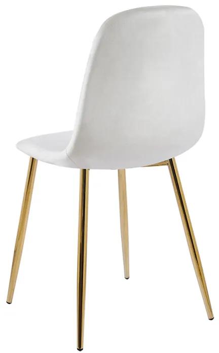 Cadeira Golden Teok Veludo - Beige