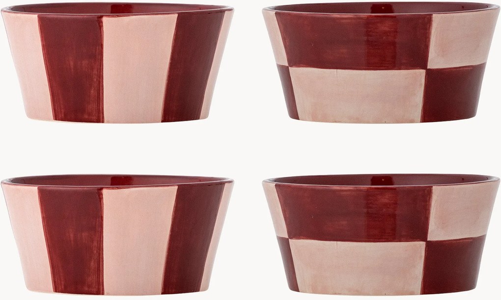 Taças pequenas pintadas à mão Floki, conjunto de 4