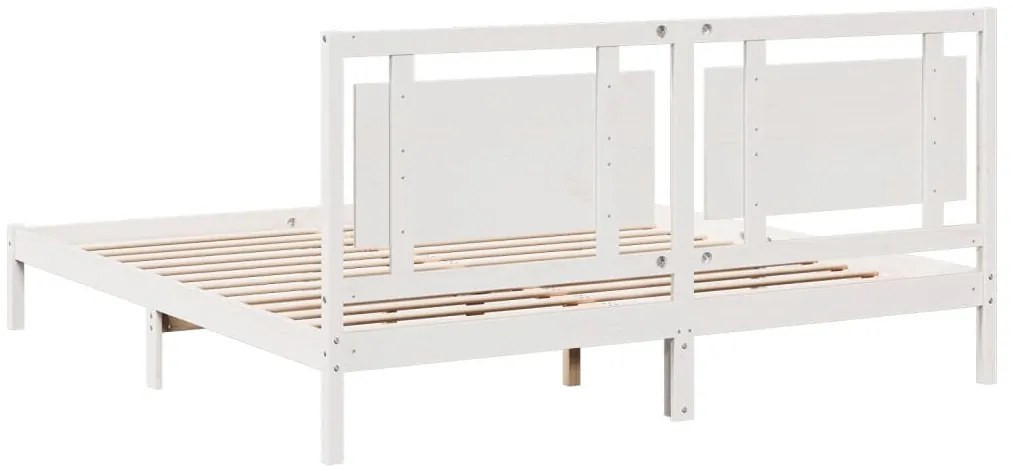 Cama extra longa sem colchão 200x220 cm madeira maciça