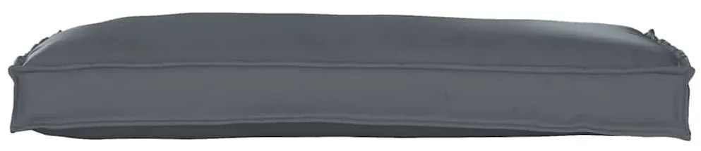 Almofada de Palete para Banco Antracite 100 x 40 x 8 cm em Tecido Oxfo