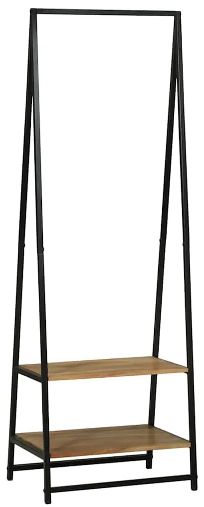 Suporte para Roupas 60x45x180 cm Madeira Sólida de Acácia