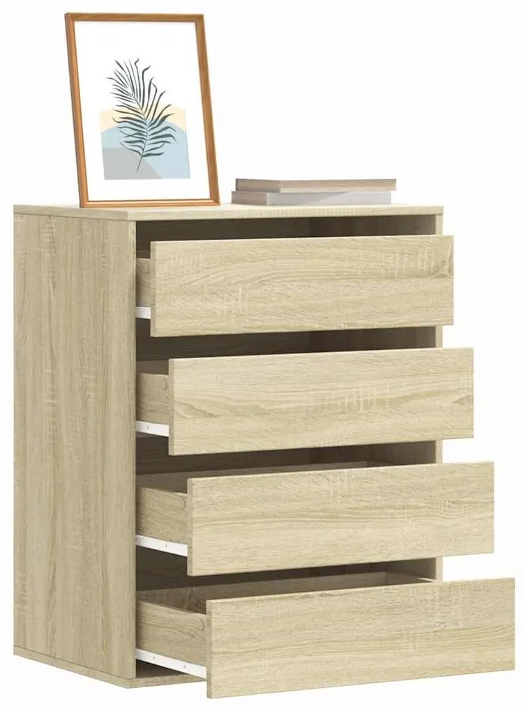 vidaXL Cómoda 60x41x76 cm derivados de madeira carvalho sonoma