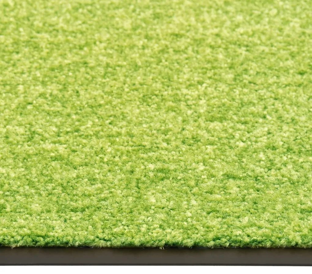 Tapete de porta lavável 40x60 cm verde