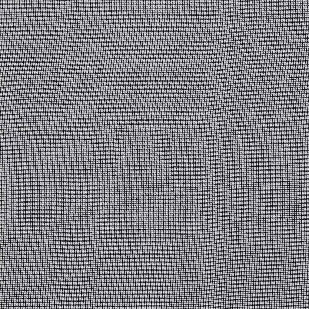 Cortinas de voile com ilhós 2 pcs preto 140x225 cm