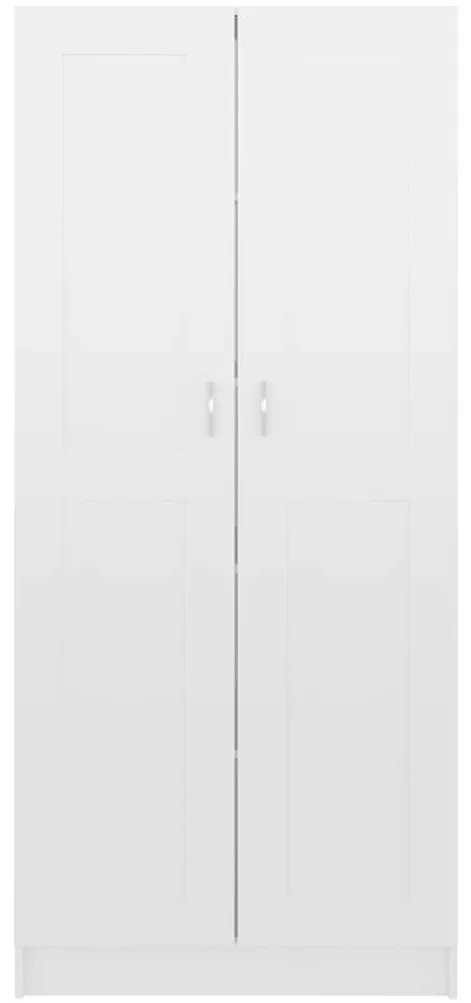 Estante 82,5x30,5x185,5cm derivados de madeira branco brilhante
