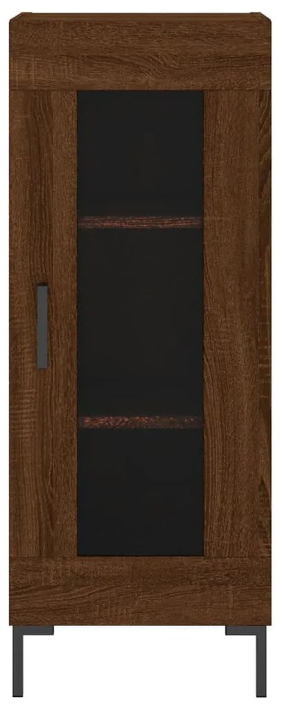 Vitrine Brenna de 180 cm - Castanho - Design Nórdico