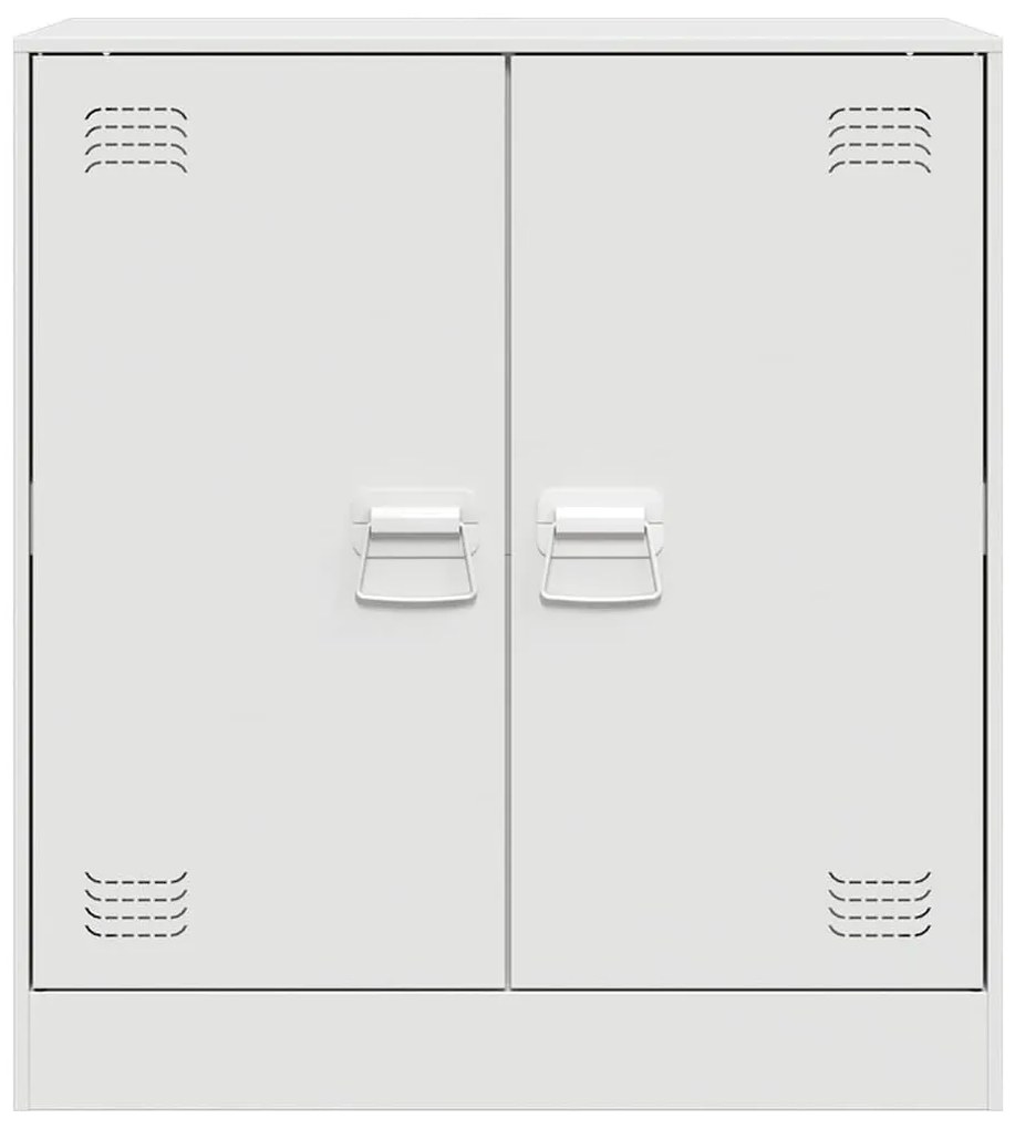 Aparador 67x39x73 cm aço branco