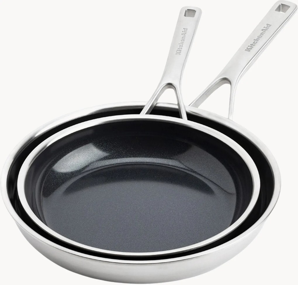 Frigideiras antiaderentes Kitchenaid, conjunto de 2