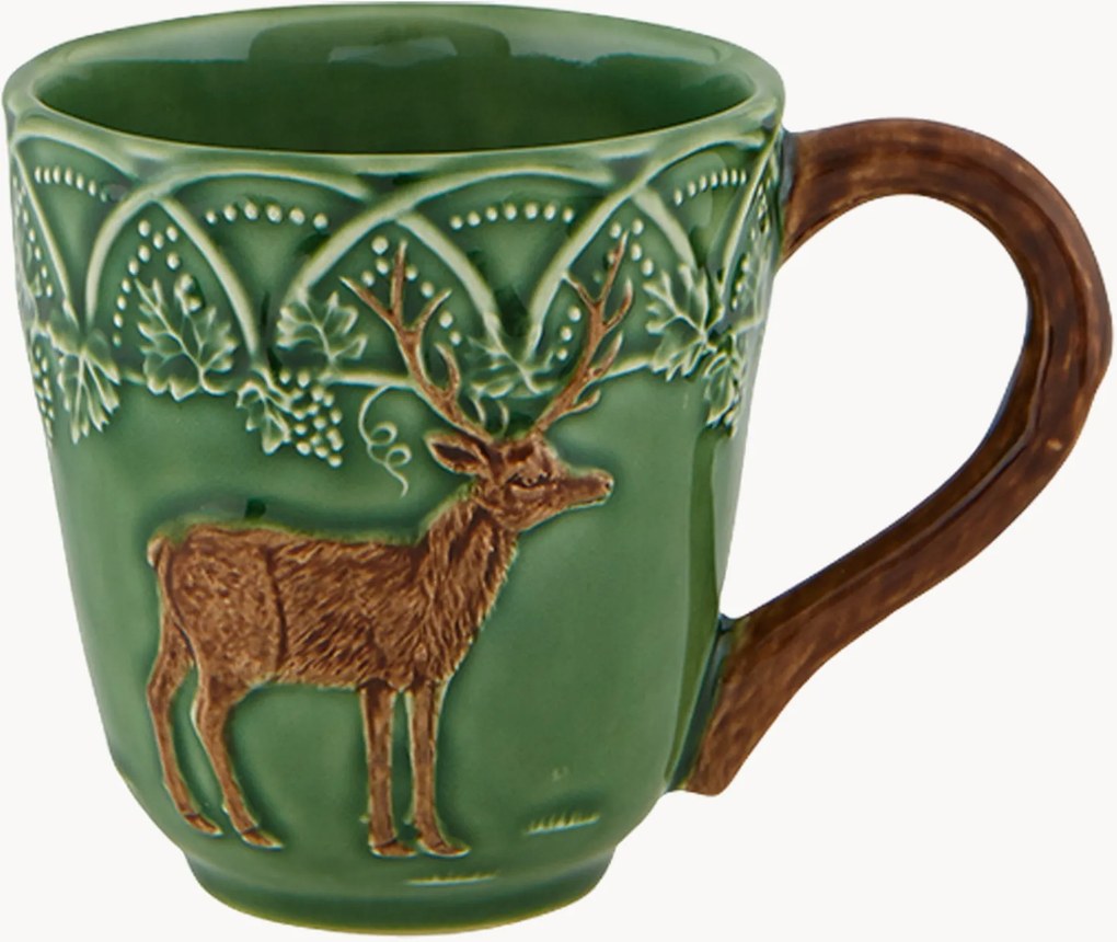 Canecas em grés Woods, conjunto de 4