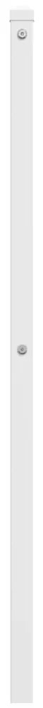Cabeceira de cama 100 cm metal branco