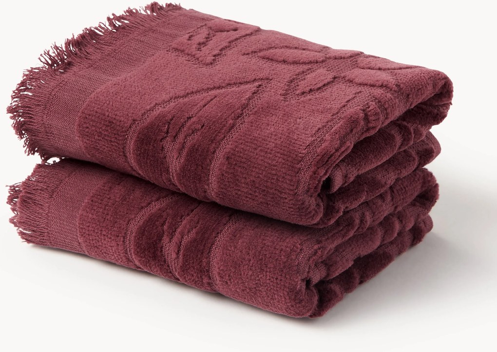 Toalha em veludo Rosaria, vários tamanhos