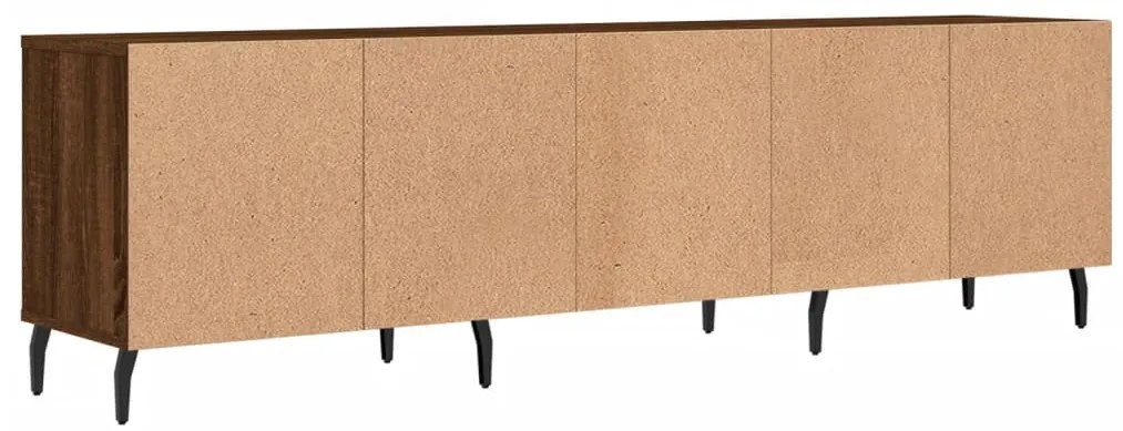 Móvel TV 150x30x44,5 cm derivados de madeira carvalho castanho