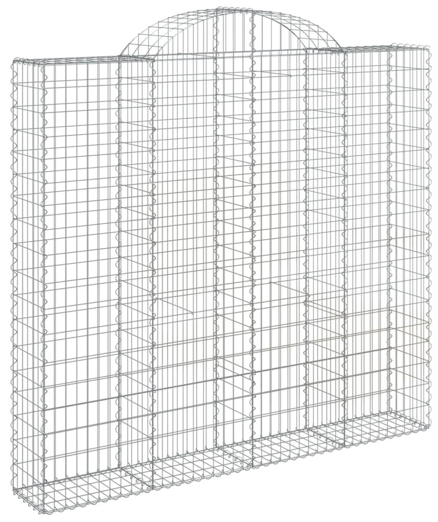 Cestos gabião arqueados 9pcs 200x30x180/200cm ferro galvanizado