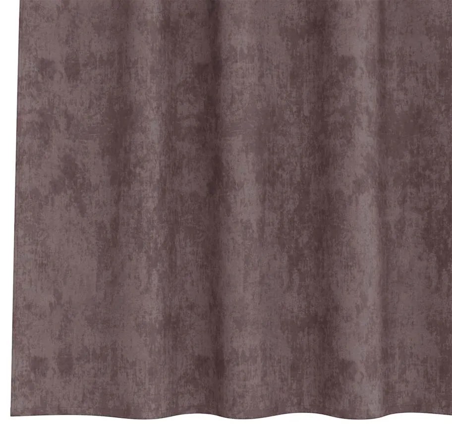 Cortinas de Veludo 2 pcs com Ilhós Castanho 260x140 cm