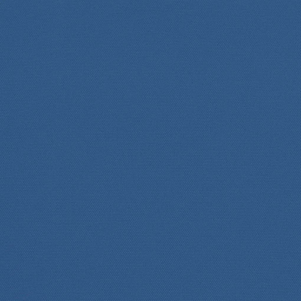 Guarda-sol de jardim com poste de madeira 196x231 cm azul-ciano