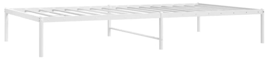 Estrutura de cama 75x190 cm metal branco