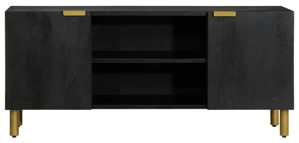 Móvel de TV 105x33x46 cm derivados de madeira preto
