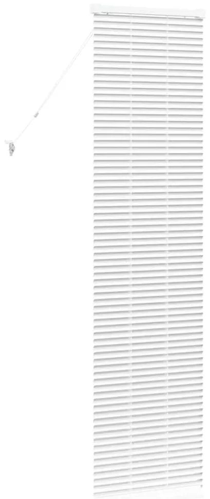 Persiana de Janela com cortinas Outros Manual Branco 80 x 130 cm Alumí