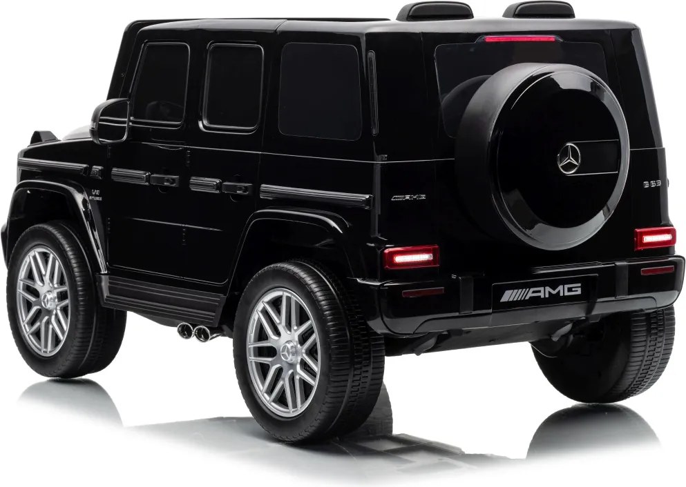 Carro elétrico para Crianças 3 a 7 anos*, 12V 4x4 Mercedes G63 AMG Rodas Espuma EVA, Controle remoto Preto