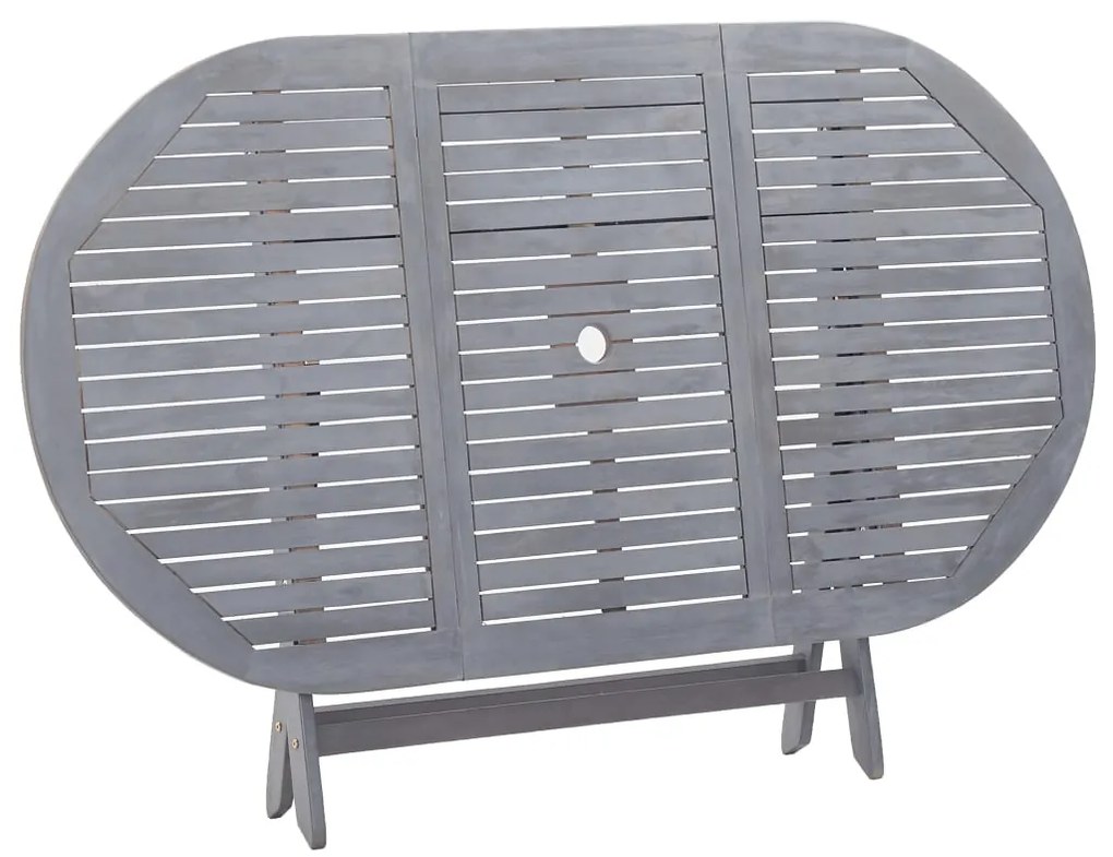 Mesa de jardim dobrável 160x85x75 cm madeira de acácia maciça