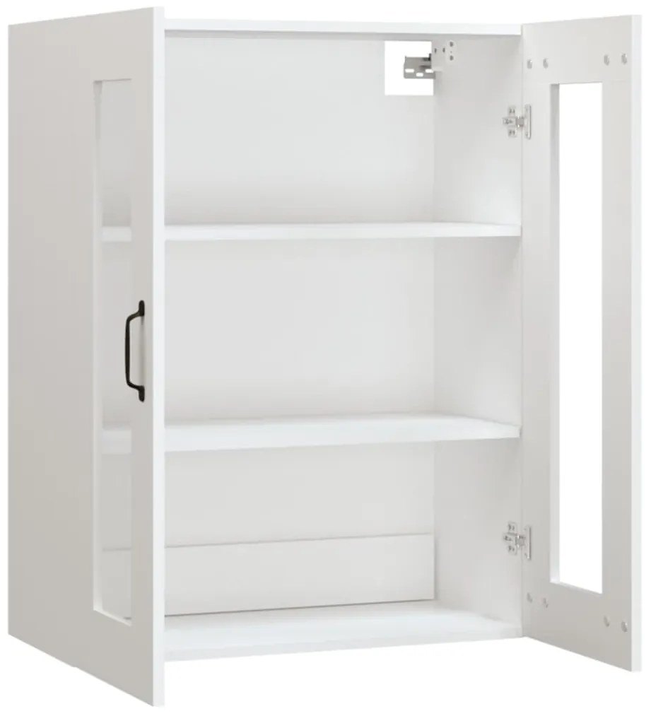 Armário de parede suspenso 69,5x34x90 cm branco