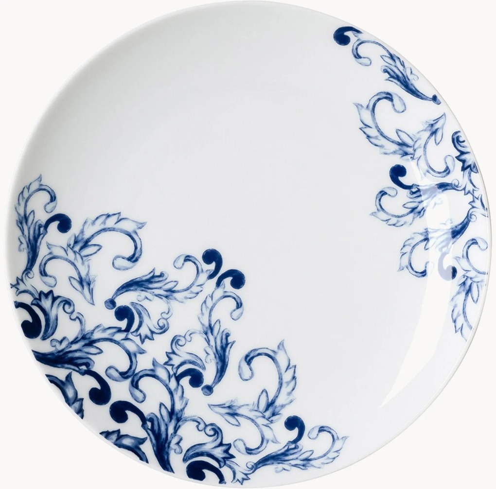 Pratos de pequeno-almoço em porcelana True Blue, conjunto de 6