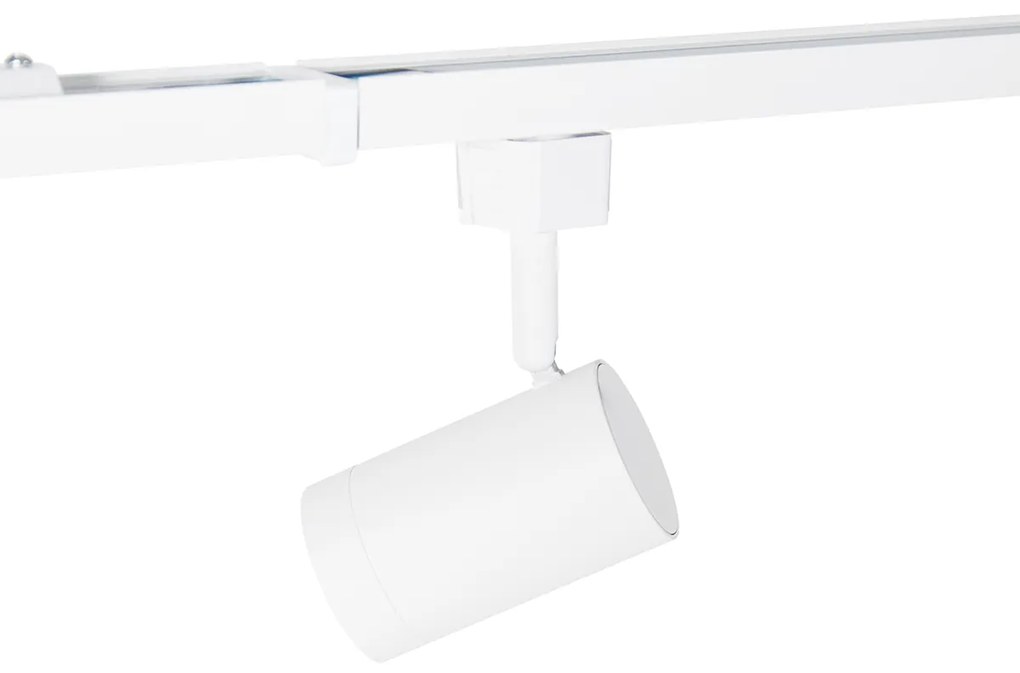 LED Sistema de calha de pendurar inteligente branco monofásico com 5 GU10 Wi-Fi - Jeana Moderno