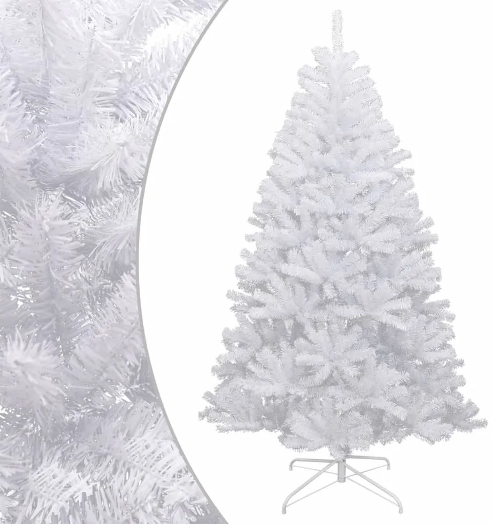 Árvore de Natal artificial articulada c/ flocos de neve 120 cm