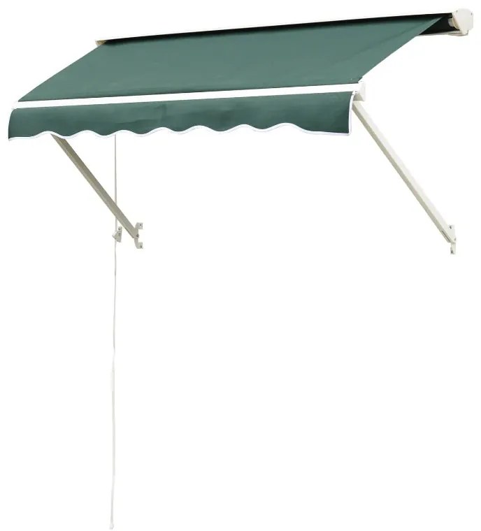 Toldo de Janela com Angulo Ajustável - 180x70cm - Verde