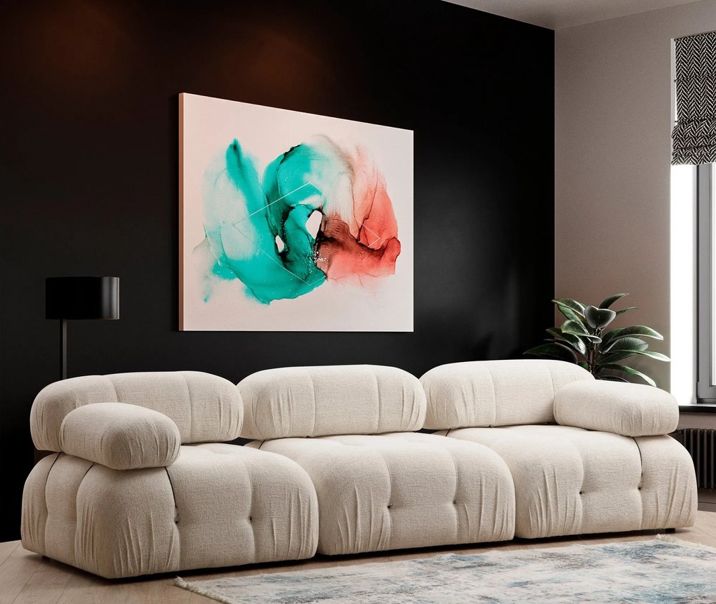 Tuffet Bubble – Cream – 95x95x45 cm