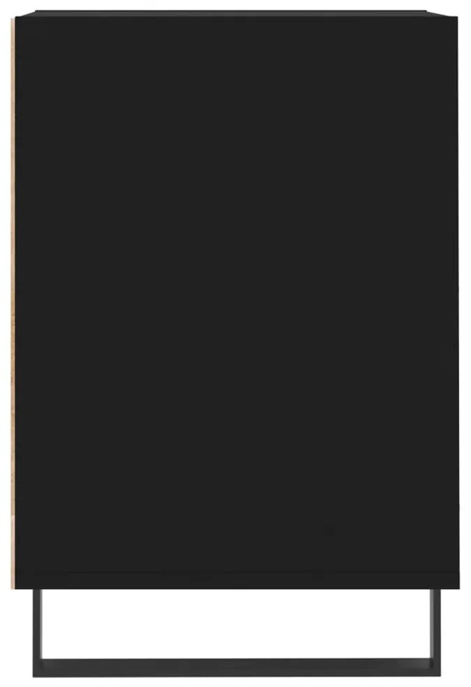 Móvel de TV 100x35x55 cm madeira processada preto