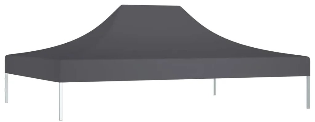 Teto para tenda de festas 4x3 m 270 g/m² antracite