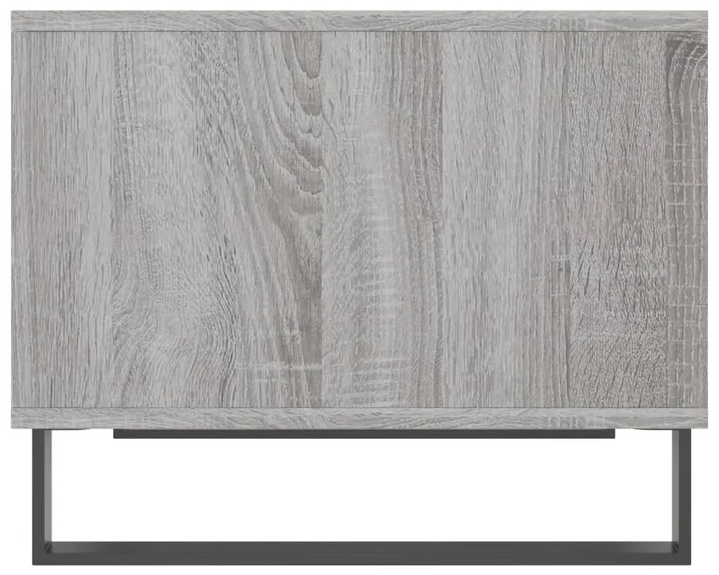 Mesa de centro 60x50x40 cm derivados de madeira cinzento sonoma