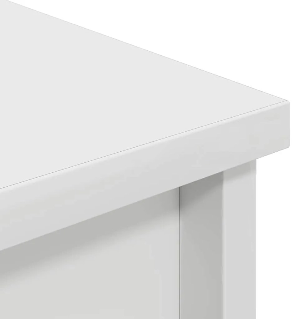 Aparador alto 50x35x180cm derivados de madeira branco