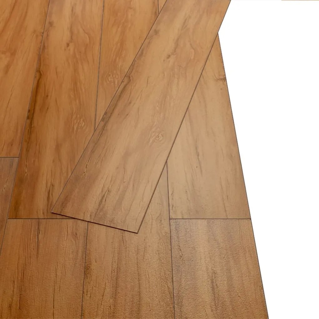 Tábuas de soalho PVC auto-adesivo 5,02 m² 2 mm olmo natural