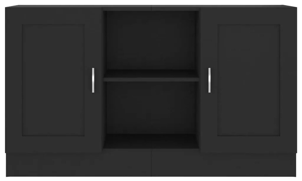 Aparador 120x30,5x70 cm derivados de madeira preto