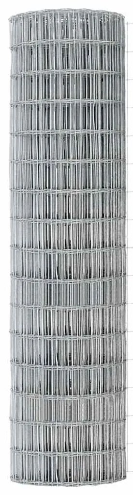 Cerca Euro com 7 postes espinhados, 1,4 x 10m em aço galvanizado
