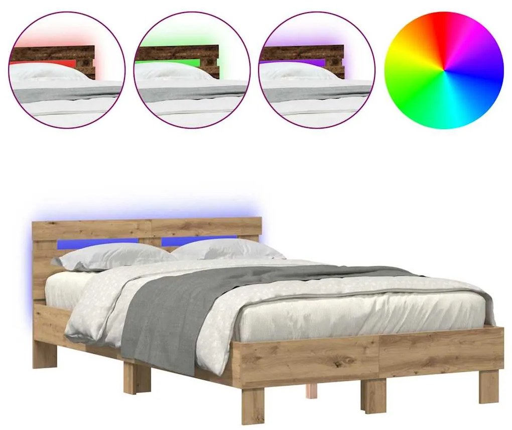 Estrutura de Cama de Carvalho Carvalho Artesanal
