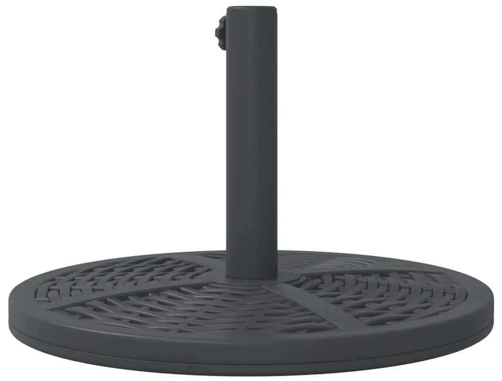 Base de guarda-sol para postes de Ø38/48 mm 12 kg redondo