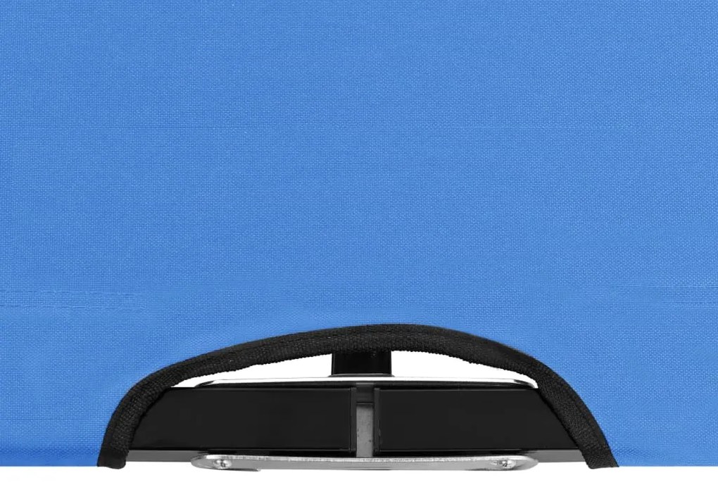 Espreguiçadeira/cama dobrável para 2 pessoas aço azul