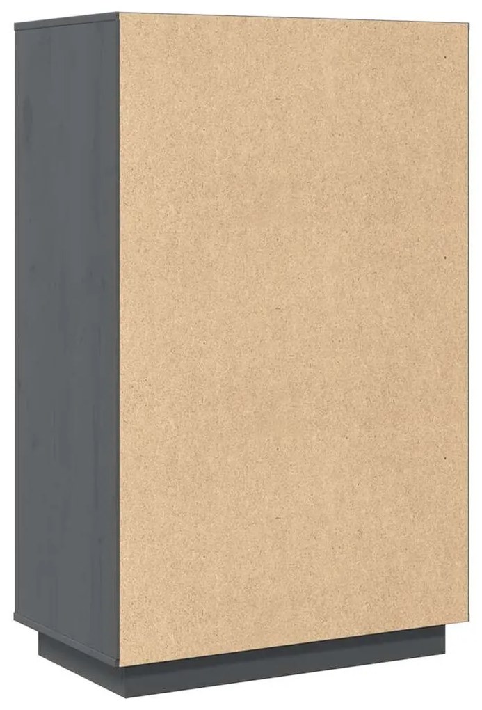 Aparador alto 67x40x108,5 cm pinho maciço cinza