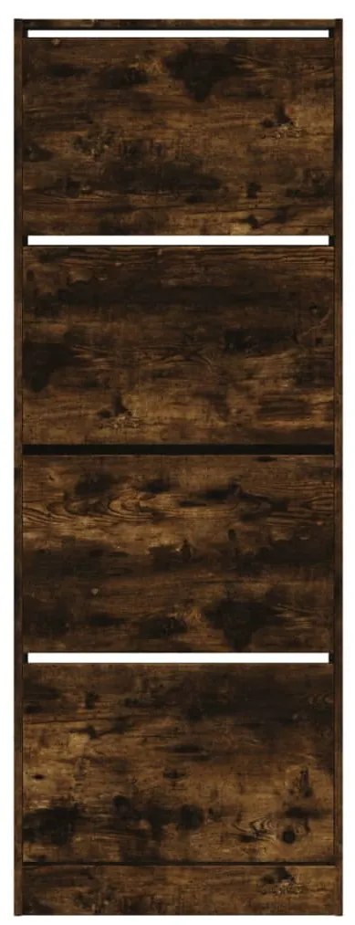 Sapateira 60x21x163,5 cm derivados de madeira carvalho fumado